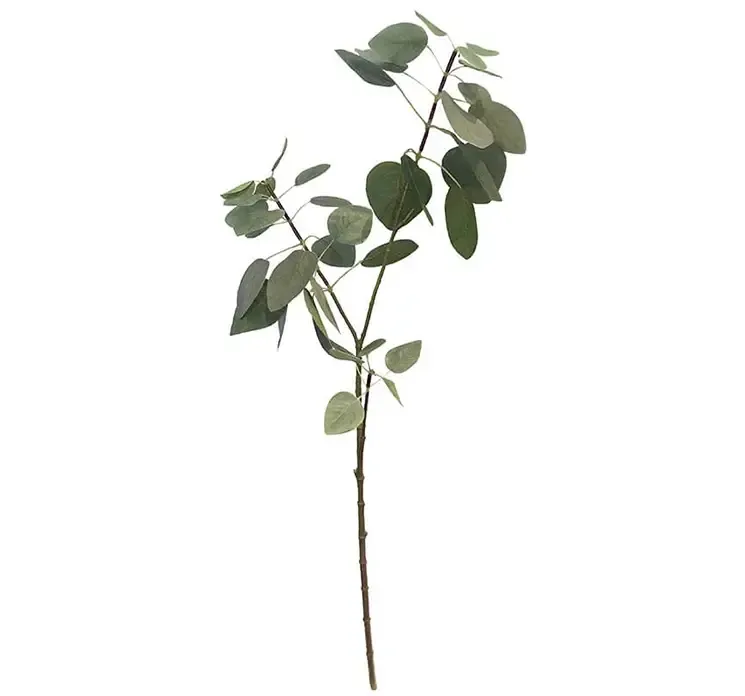 Kunstig paryk busk gren i grøn af plast