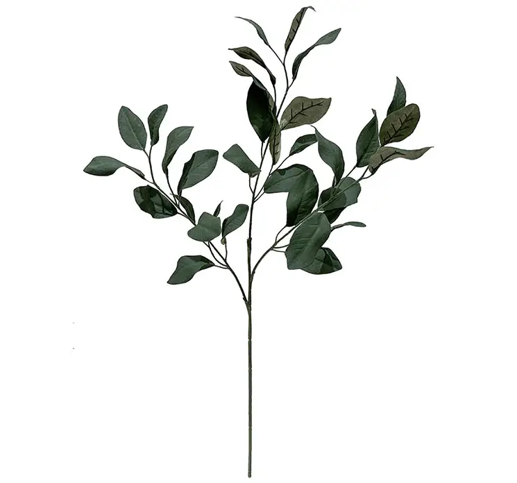 Eukalyptus gren kunstig af plast i grøn 73cm