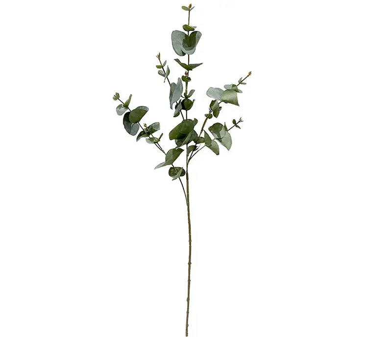 Eukalyptus kunstig gren af plast i grøn 81cm