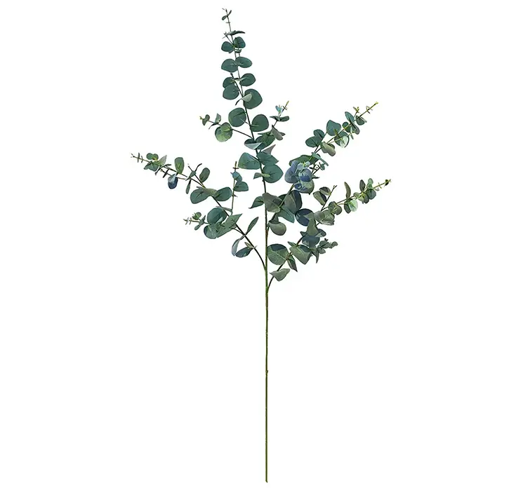 Eukalyptus gren kunstig af plast i grøn 115cm
