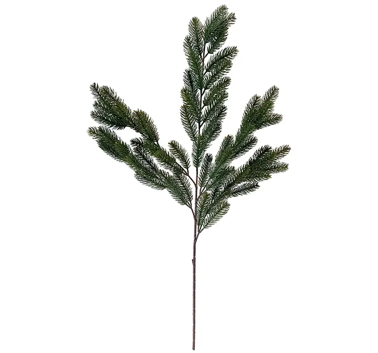 Gren kunstig gran af plast i grøn model nisse 90cm