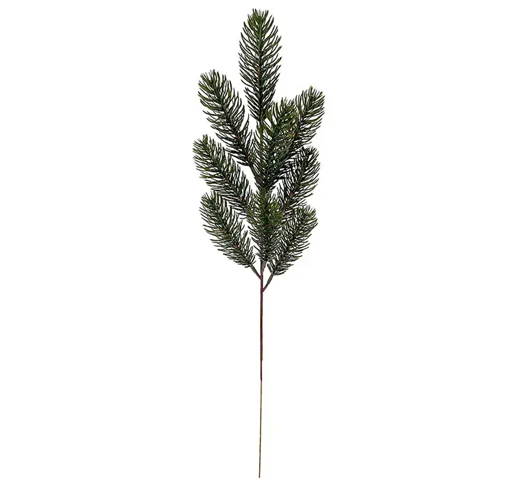 Gren kunstig gran af plast i grøn model nisse 50cm