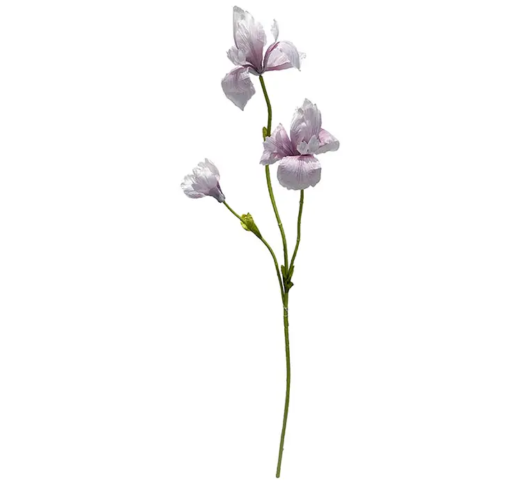 Iris kunstig blomst af plast i lilla