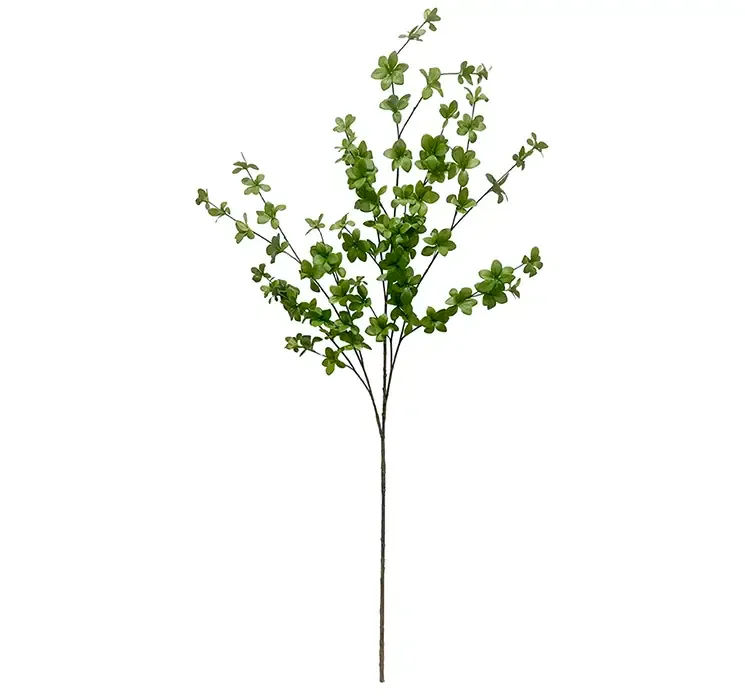 Kunstig tropaeolum speciosum gren i grøn af plast