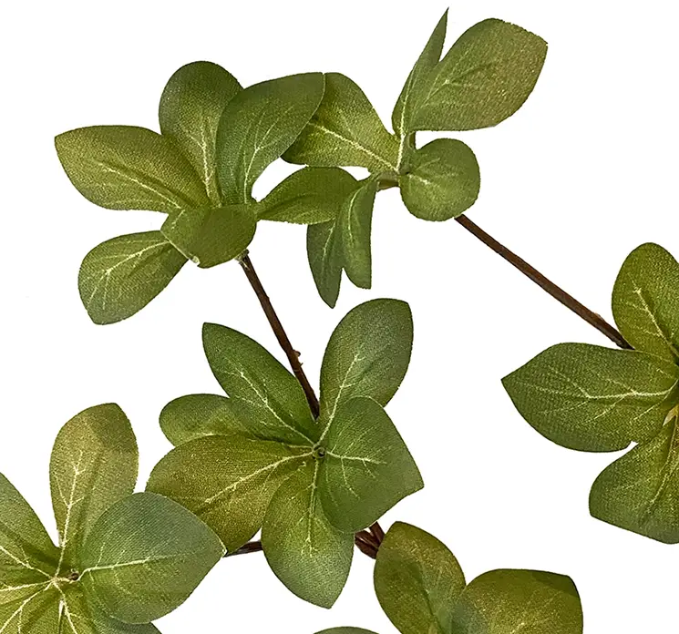 Tropaeolum speciosum gren kunstig af plast med grønne blade 115cm closeup