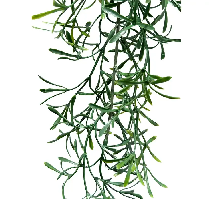 Kunstig græs hænge plante i grøn closeup