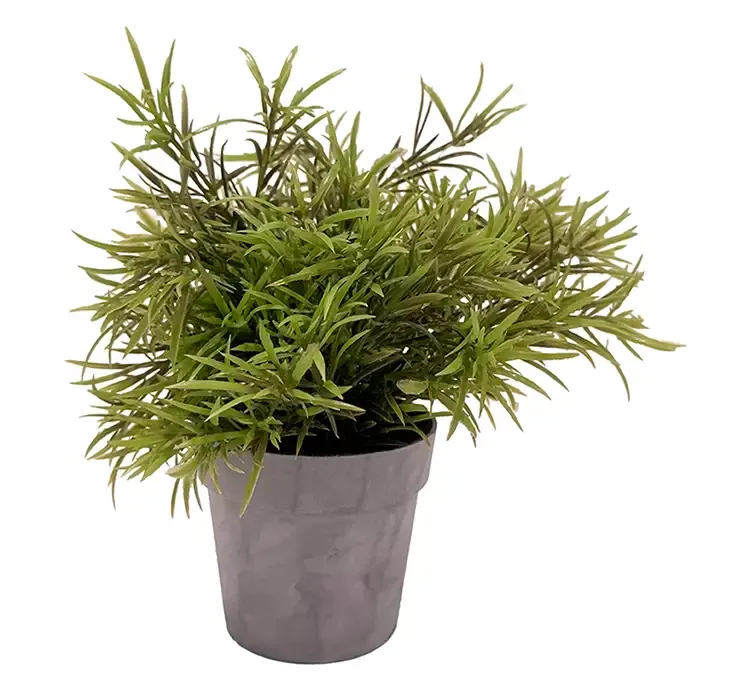 Kunstig bambus plante i potte af plast