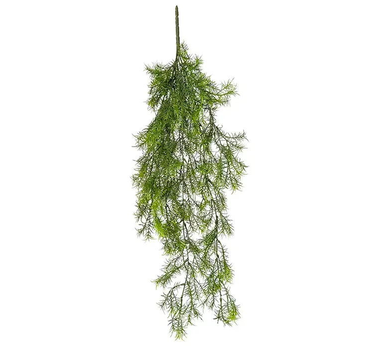 Kunstig plante græs hænger i grøn