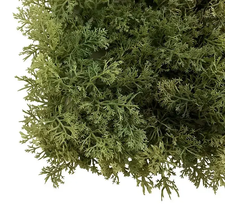 Mos plade kunstig plante uv-beskyttet og brandhæmmende plast i grøn closeup