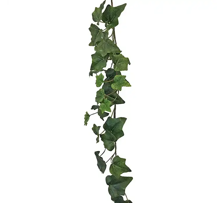 Efeu ranke kunstig af plast i grøn 180cm closeup