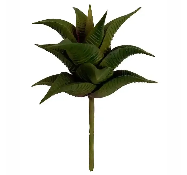 Stenurt plante Aloe Vera i grøn af plast kunstig plante