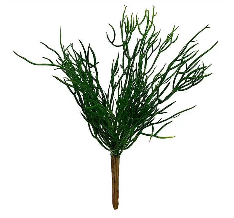 Kunstig stenurts plante af plast i grøn