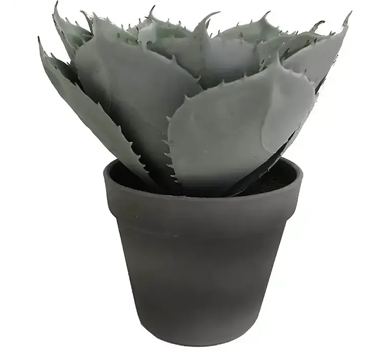 Kunstig sukkulent i potte af plast