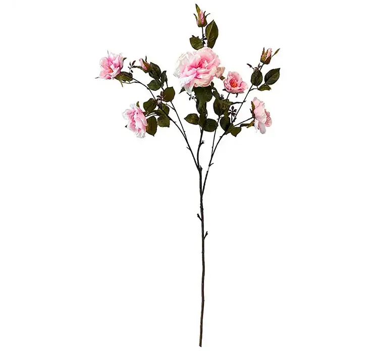 Rosengren york kunstig blomst af kunstsilke i lyserød