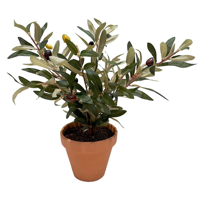 Kunstig oliven træ i potte