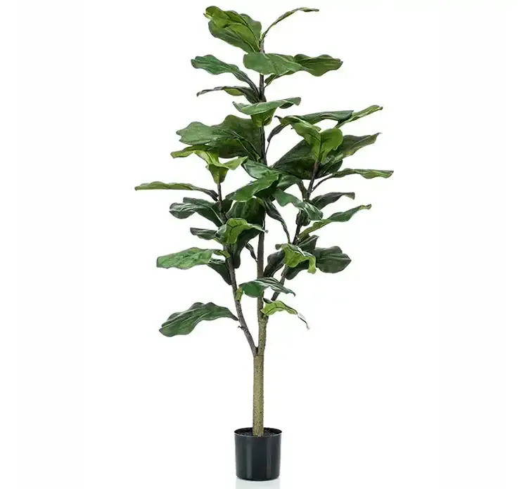 Figentræ i potte af plast, kunstig plante