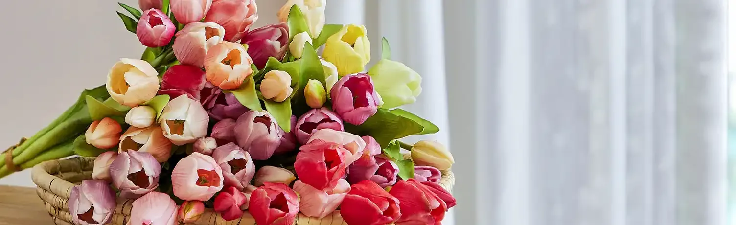 Brøndsholm - kunstige blomsterbuketter