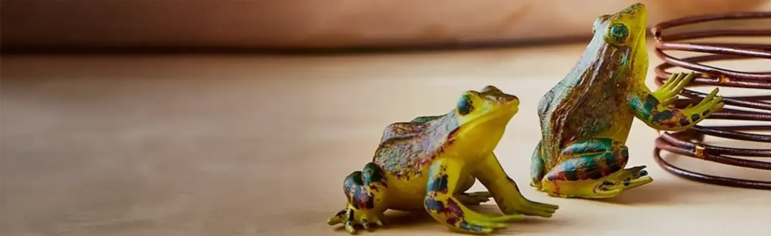 Brøndsholm - kunstige dyr - kunstige frøer