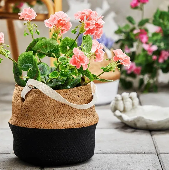 kunstig pelargonie blomst der er uv beskyttet og kan tåle at stå ude