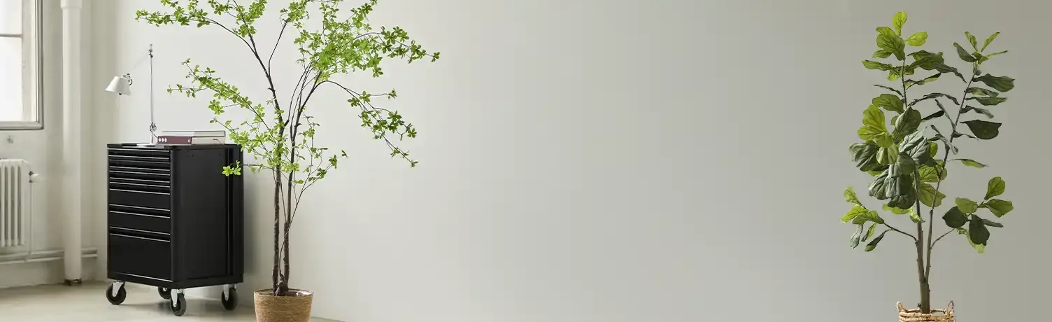 Brøndsholm - kunstige store planter