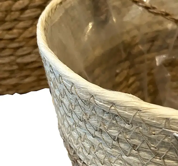 Kurve med ophæng og plastforing sæt med tre stk closeup