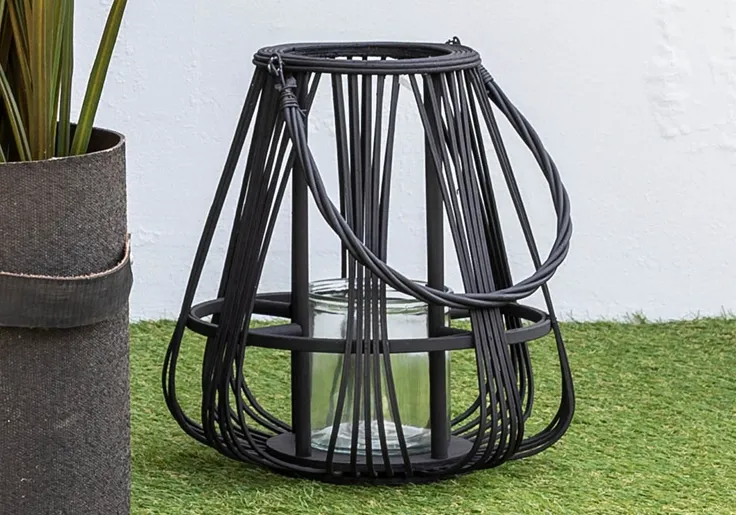 Sort lanterne til lys