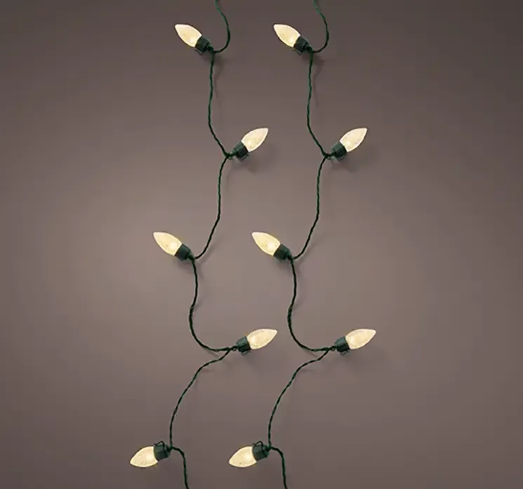 Lyskæde med LED lys twinkle med 8 funktioner