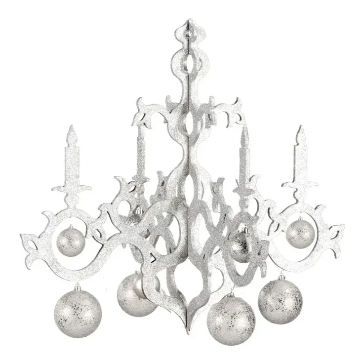 Lysekrone med kugler, 53cm – Brøndsholm