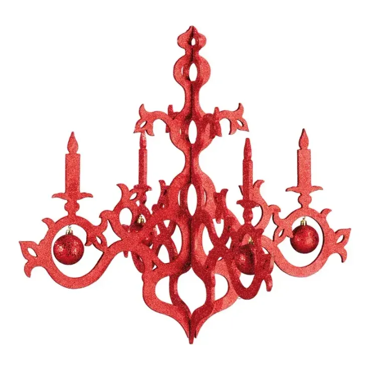 Lysekrone med kugler, 53cm – Brøndsholm