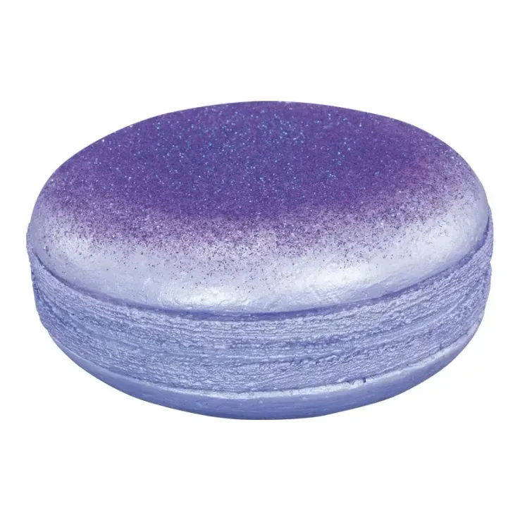 Macaron, 20x9cm, lilla, kunstig kage – Brøndsholm
