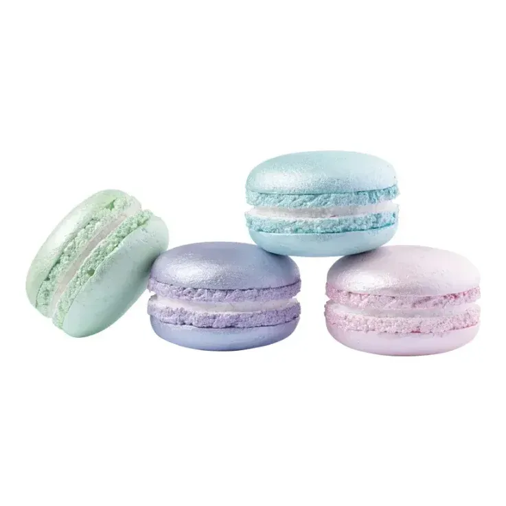 Macarons, Ø10cm, sæt af 4, kunstig slik – Brøndsholm