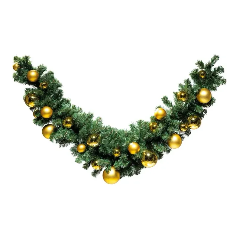 Noble fir-guirlande Deluxe, 180cm, kunstig gran – Brøndsholm