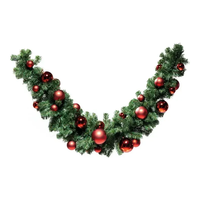 Noble fir-guirlande Deluxe, 180cm, kunstig gran – Brøndsholm