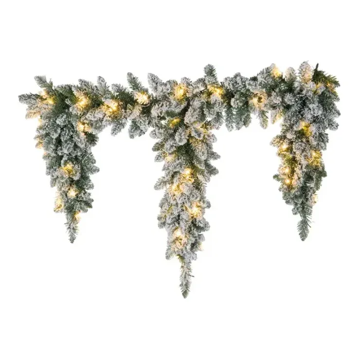 Noble-gran guirlande, 100cm, LED,kunstig gran – Brøndsholm