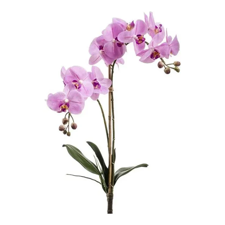 Kunstig Phalaenopsis orkidé, 65cm, lyserød, real touch - Brøndsholm