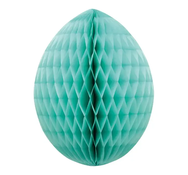 Påskeæg foldbar af papir i grøn
