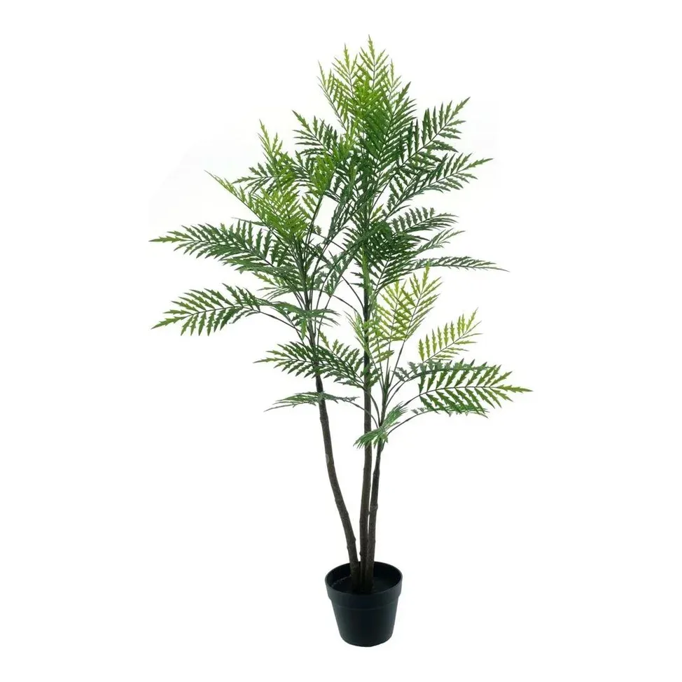 Palme i potte, 135cm, grøn, kunstig plante – Brøndsholm