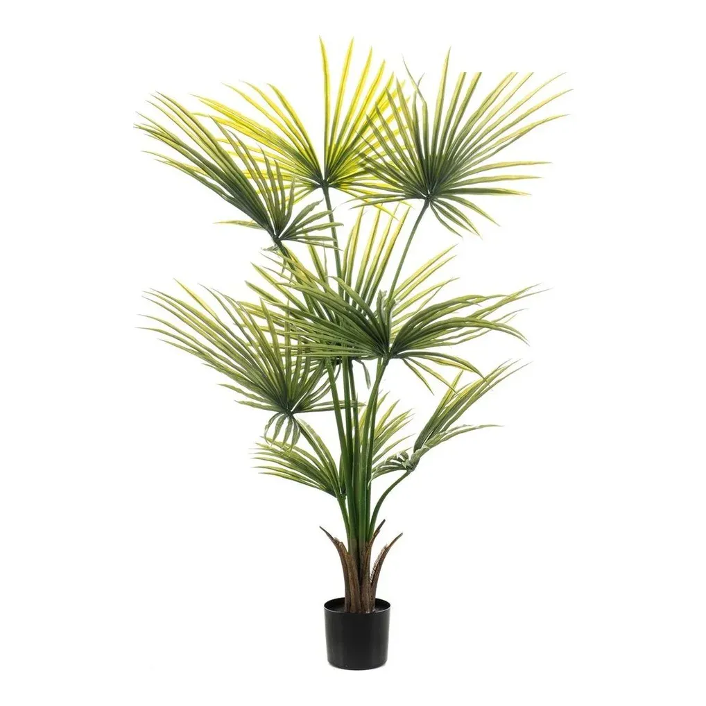 Palme, Washingtonia, i potte, 120cm, UV, kunstig plante – Brøndsholm
