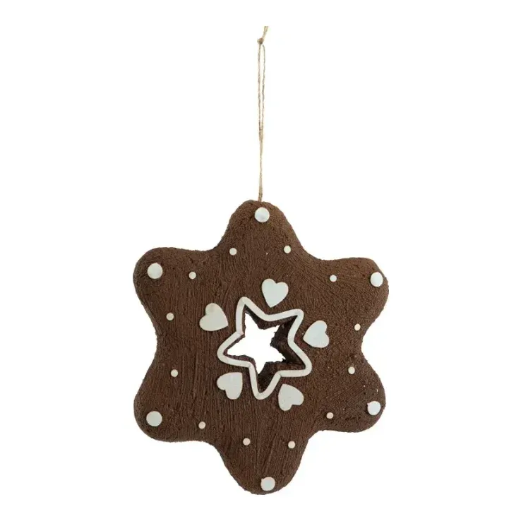 Peberkage-snefnug, 20cm, julepynt – Brøndsholm