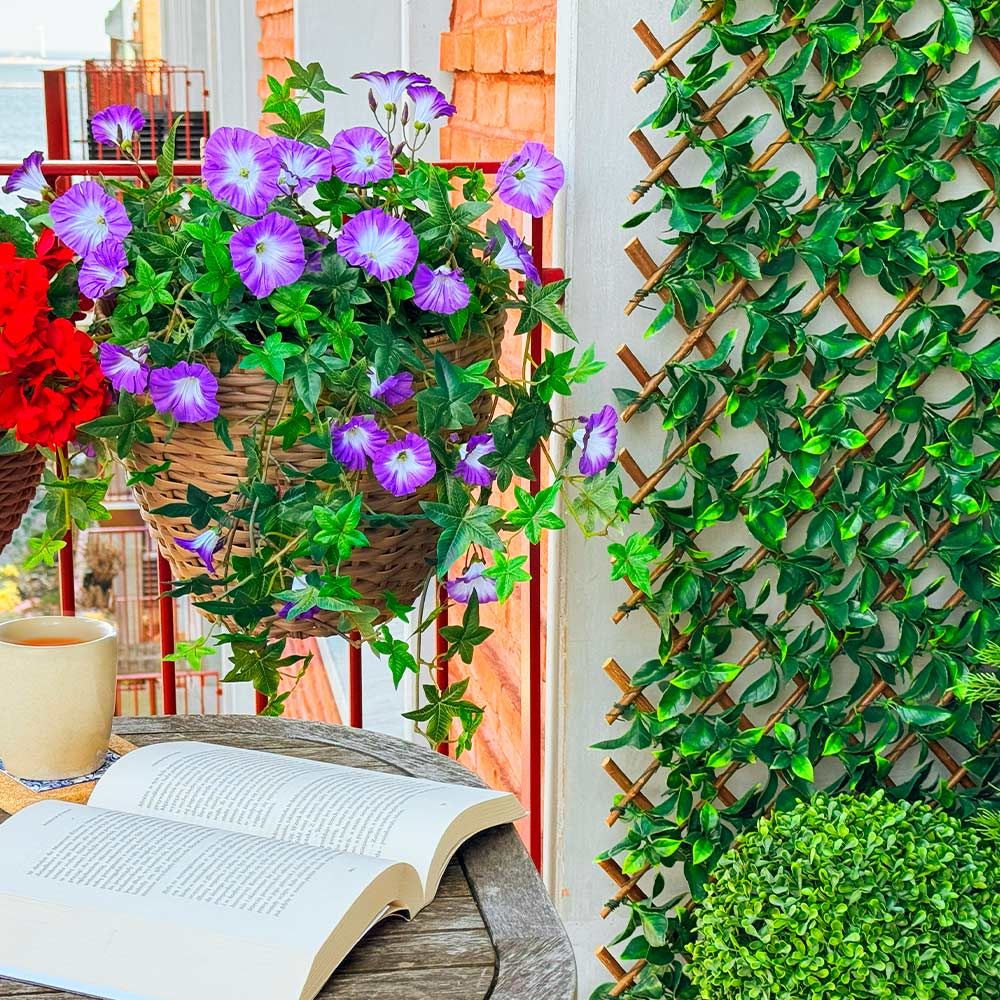 Brøndsholm - petunia i lilla