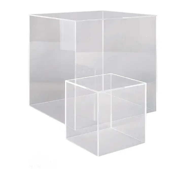 Podie af akryl gennemsigtig