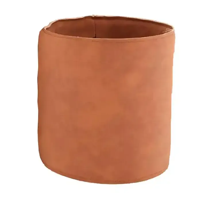 Potteskjuler læder i cognac farvet