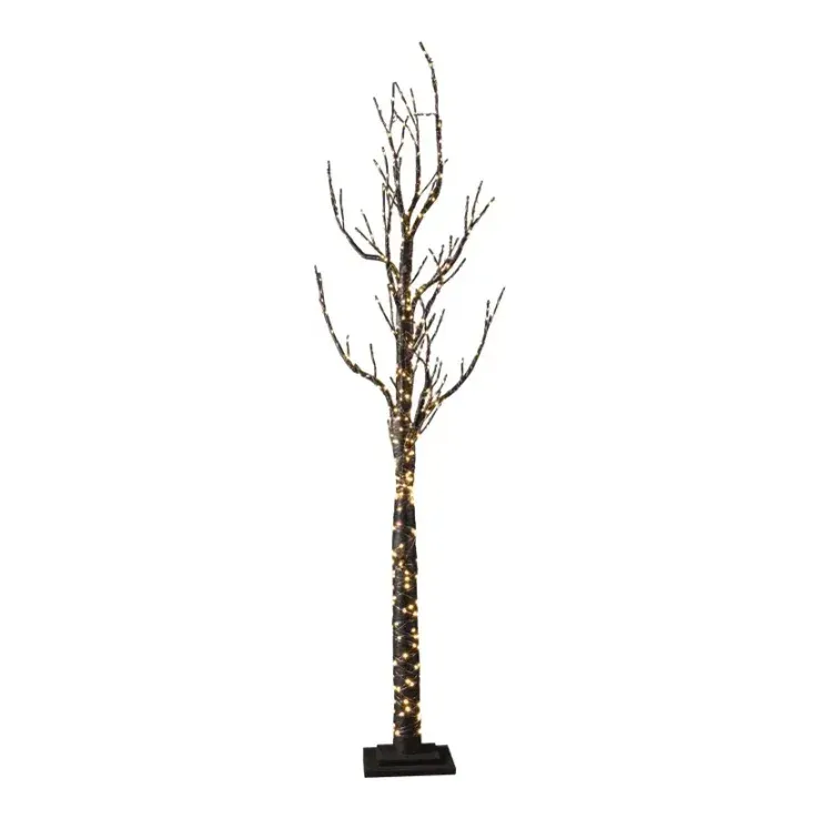 Pyntetræ med LED, 180cm, kunstig plante – Brøndsholm