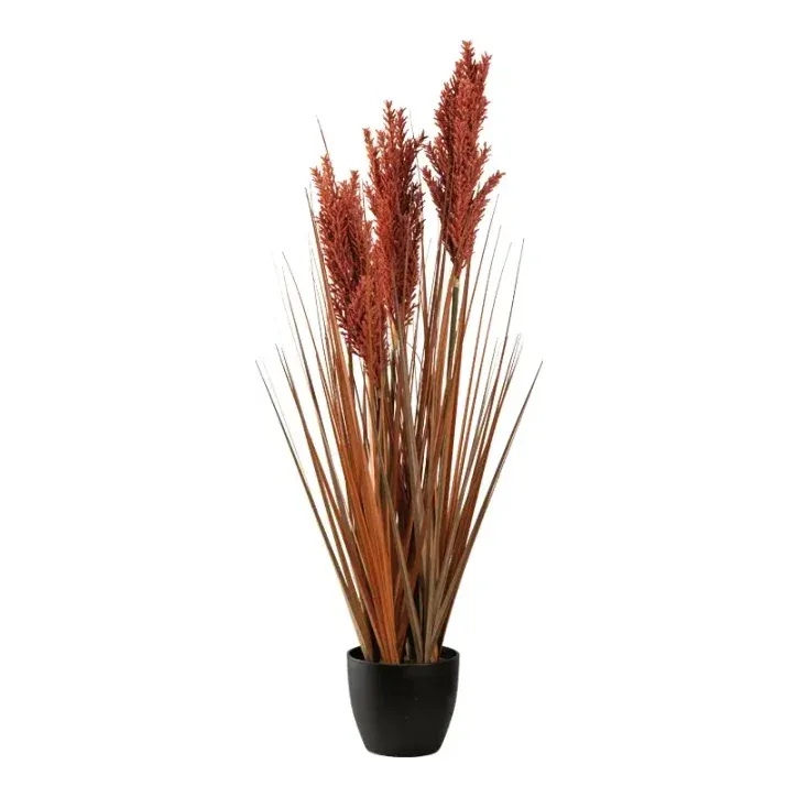 Rørgræs i potte, 90cm, kunstig plante – Brøndsholm