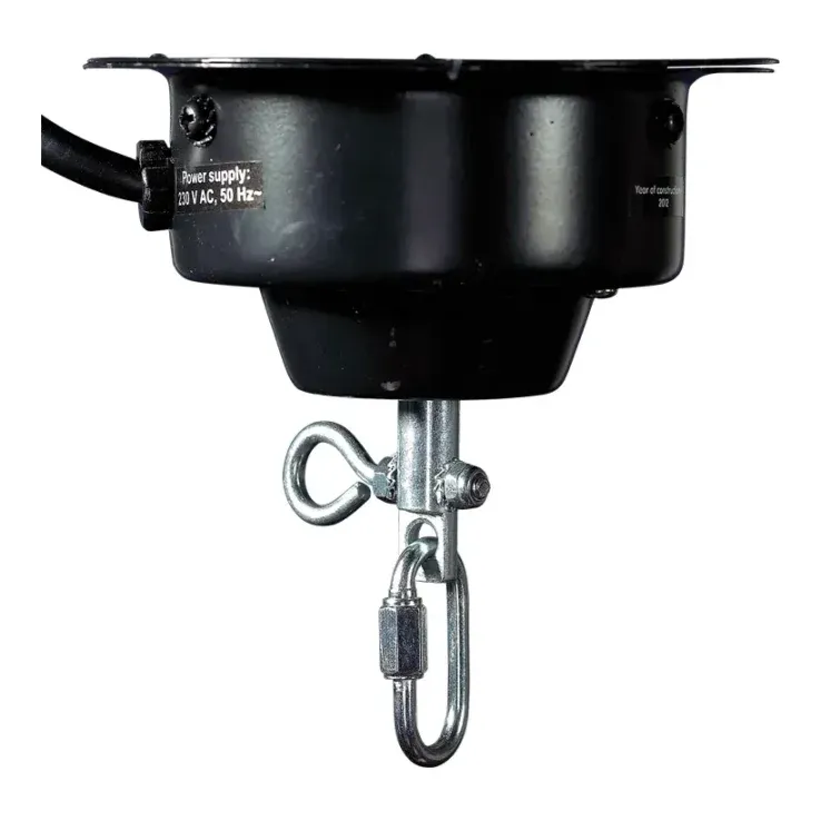 Rotationsmotor til ophæng, 12cm, max 4 kg – Brøndsholm