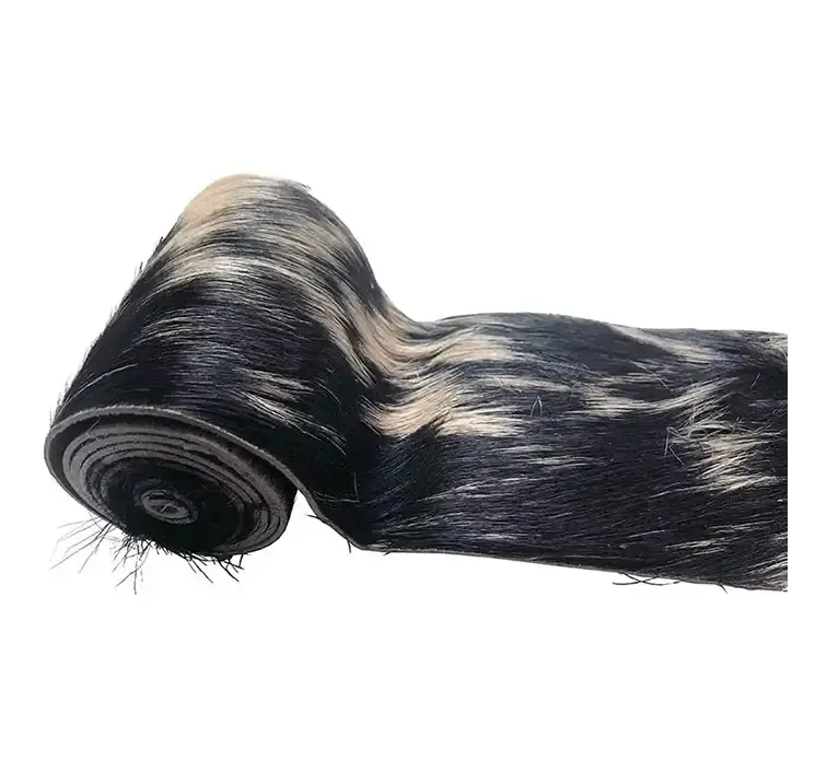 Ægte gedeskind bånd i sort og hvid