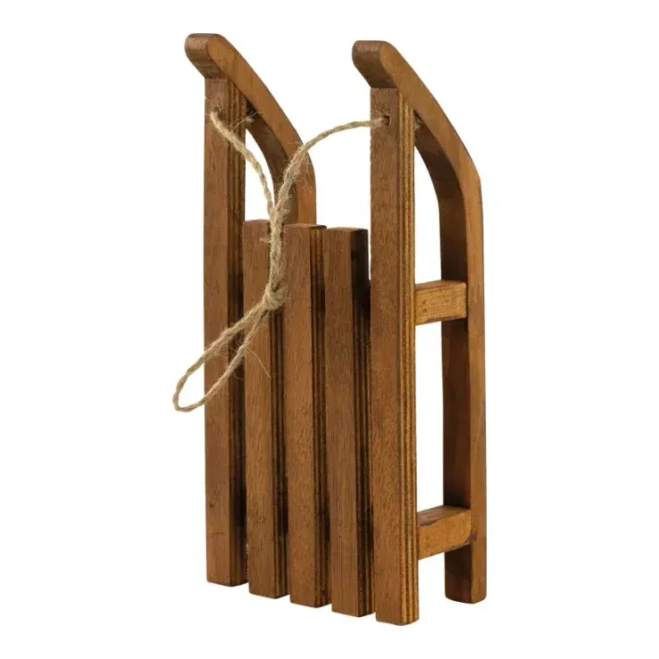 Slæde, 24x11x7cm, julepynt – Brøndsholm