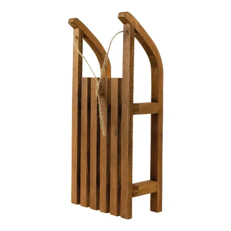 Slæde, 38x18x10cm, julepynt – Brøndsholm
