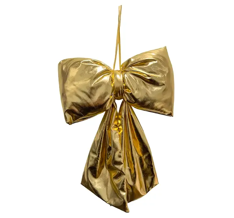 Sløjfe af polyester i guld