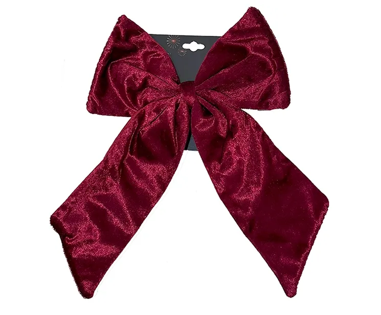 Sløjfe af polyester i flot bordeaux farve